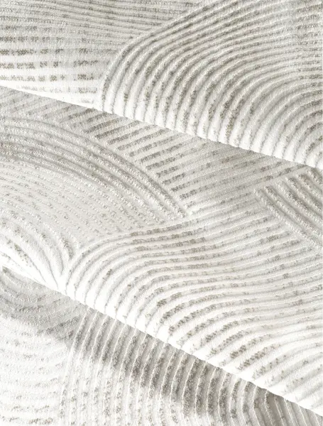 Calme Serisi Bej Renk Yıkanabilir Kaymaz Dokuma Halı T-Hy07