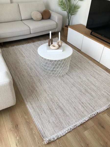 Amore Serisi Bej Renk Naturel Dokuma Halı TU-111