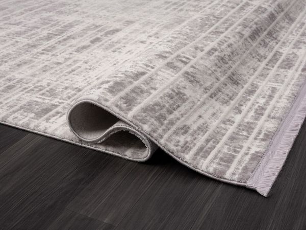 Scala Serisi Triko Akrilik Tozumaz Gri Renk Makine Halısı SC008G 160x230 (4mt2)