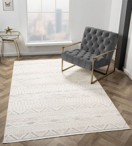 Armony Serisi Akrilik Dokuma Bej Makine Halısı AR010A 160x230 (4 mt2)