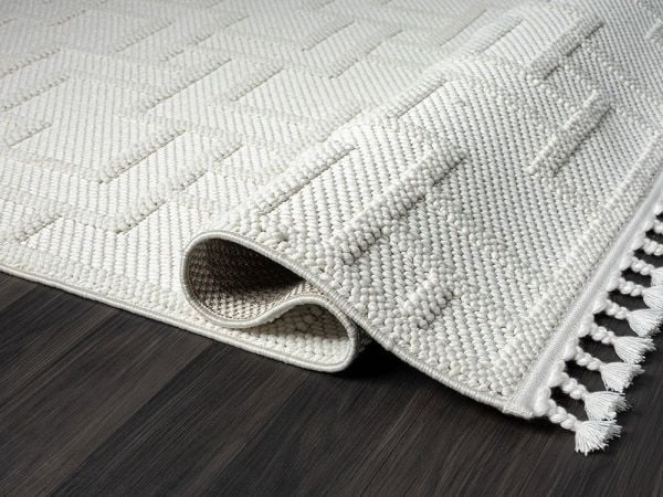 Marilla Serisi Bukle Dokuma Ekru Renk Halı EF002A 160x230 (4 mt2)