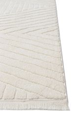 Terra Serisi Krem Peluş Dokulu Makine Halısı C-1007