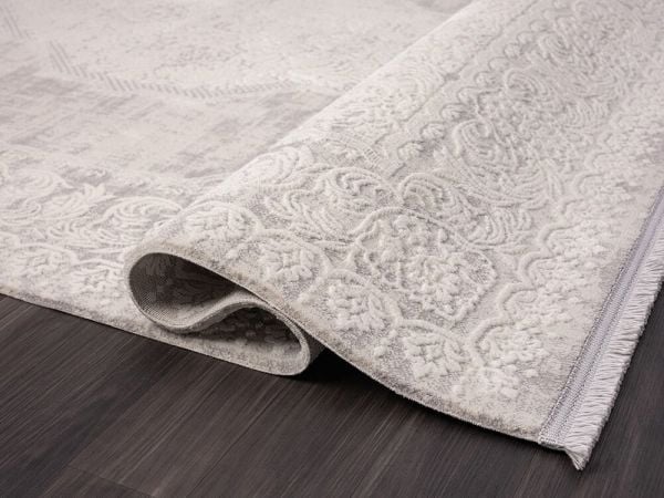 Vista Serisi Tozumaz Antialerjik Gri Renk Makine Halısı VS002G 120x180 (2.5 mt2)