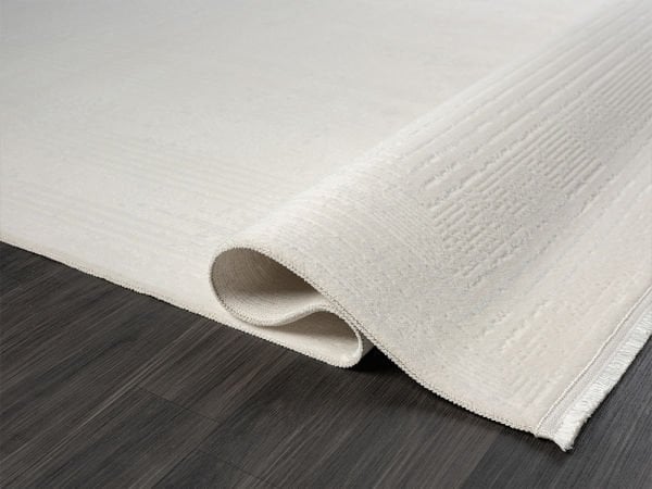 Armony Serisi Akrilik Dokuma Krem Makine Halısı AR007A