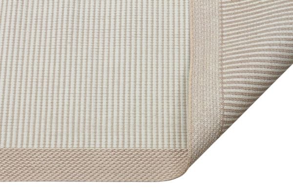 Sisal Serisi Krem Kaymaz Tabanlı Yıkanabilir Hasır Dokuma Halı TU-0354