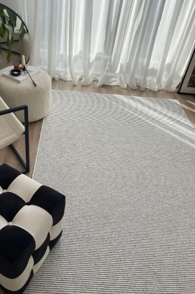 Gues Serisi Gri Yumuşak Dokulu Yüksek Kalite Makine Halısı AP-7411