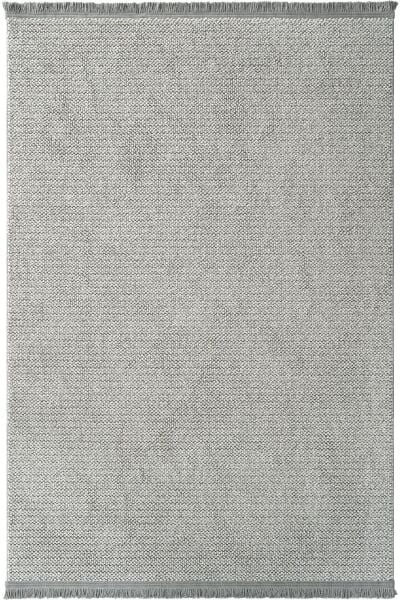 Amore Serisi Gri Bukle Dokuma Toz Vermez Makine Halısı EK-0259