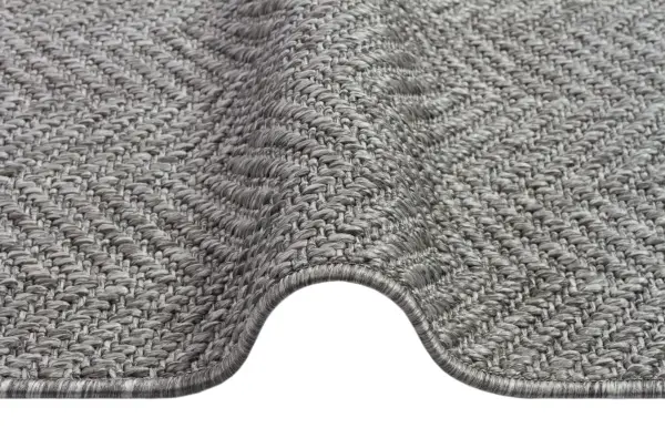Craft Serisi Gri Renk Leke Tutmaz Sisal Halı T-VN07