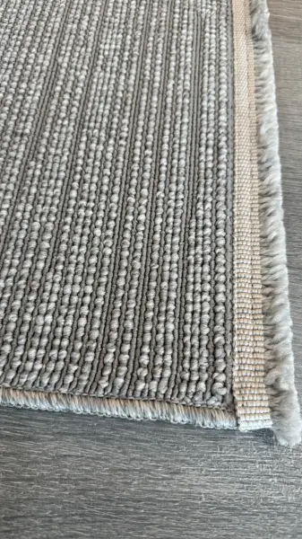 Craft Serisi Gri Renk Sisal Dokuma Makine Halısı RH-803