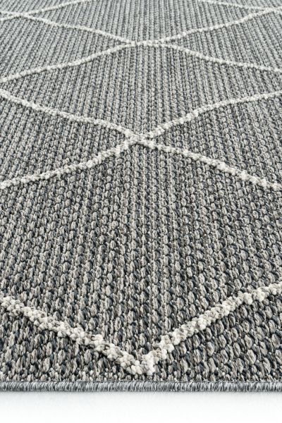 Pavia Serisi Gri Renk Kolay Temizlenen Hav Toz Vermez Halı Q-2021