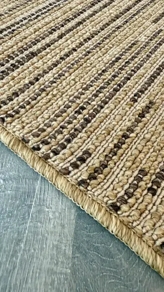 Craft Serisi Kahve Renk Sisal Dokuma Makine Halısı RH-804