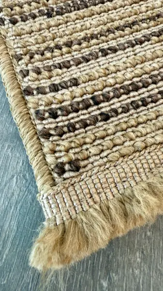 Craft Serisi Kahve Renk Sisal Dokuma Makine Halısı RH-804