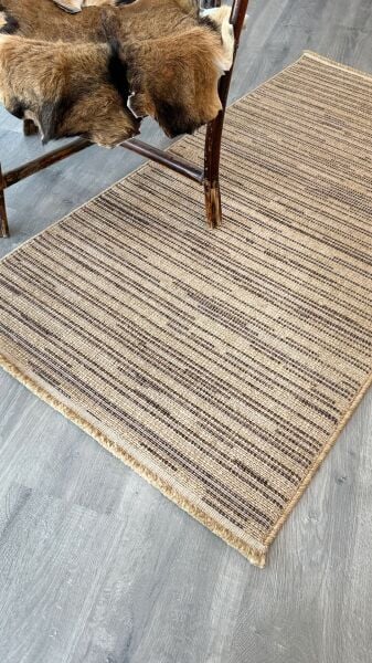 Craft Serisi Kahve Renk Sisal Dokuma Makine Halısı RH-804