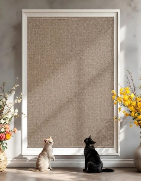 Plain Serisi Sisal Vizon Düz Dokuma Kolay Temizlenebilir Halı L-7658