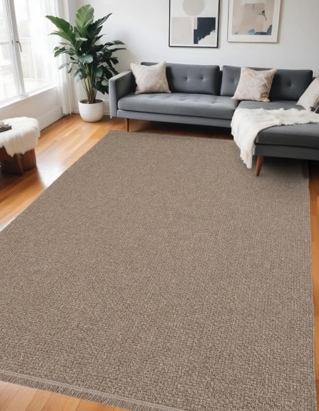Plain Serisi Sisal Vizon Düz Dokuma Kolay Temizlenebilir Halı L-7658