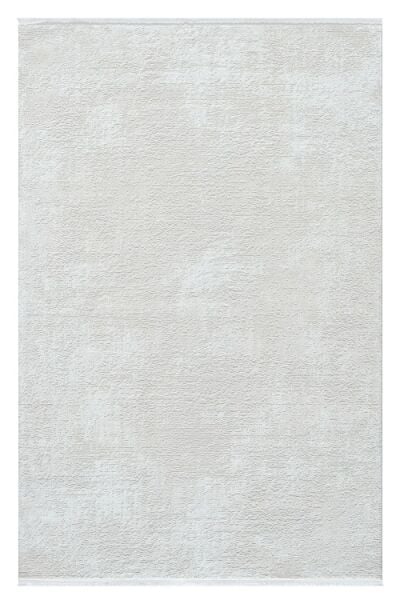 Pars Serisi Modern Dokuma Krem Renk Makine Halısı S-6003