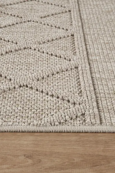 Amore Serisi Bej Renk Yumuşak Dokuma Makine Halısı EM-E611