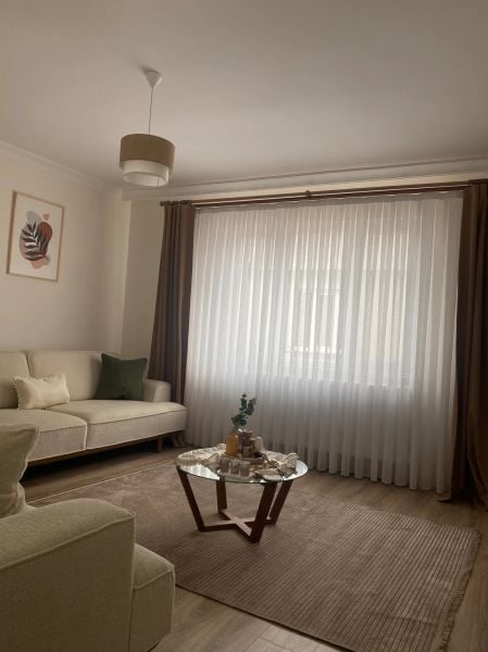 Ada Serisi Vizon Renk Yıkanabilir Şönil Dokuma Halı GA-3231