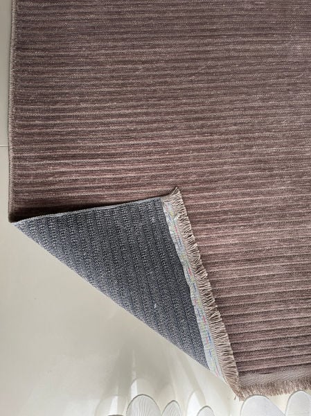 Ada Serisi Vizon Renk Yıkanabilir Şönil Dokuma Halı GA-3231