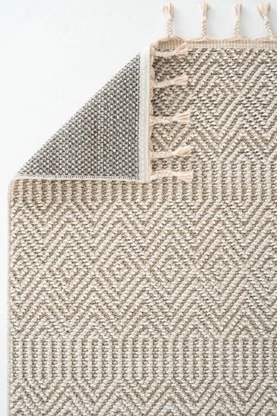 Pavia Serisi Bej Renk Kolay Temizlenen Hav Toz Vermez Halı Q-2026