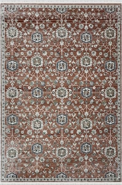 Vintage Serisi Bordo Renk Dokuma Makine Halısı EM-E406