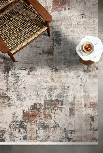 Vintage Serisi Multi Renk Dokuma Makine Halısı EM-E407