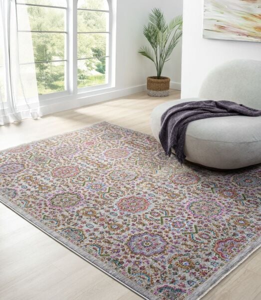 Vintage Serisi Multi Renk Yüksek Kalite Dokuma Halı S-M802