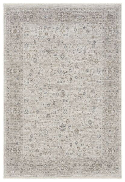 Vintage Serisi Bej Renk Eskitme Desen Dokuma Halı S-P10201